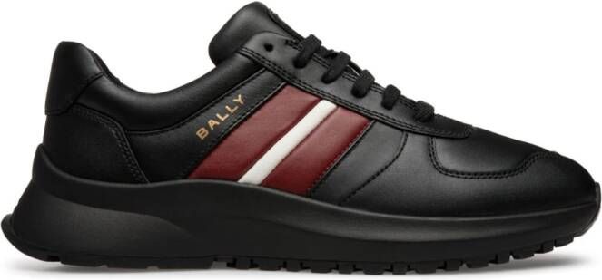 Bally lace-up leather sneakers Black