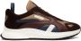 Bally lace-up panelled sneakers Brown - Thumbnail 1