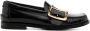 Bally large-buckle patent leather loafers Black - Thumbnail 1
