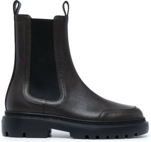 Bally leather Chelsea boots Brown