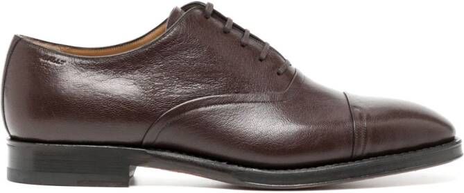 Bally leather oxford shoes Brown