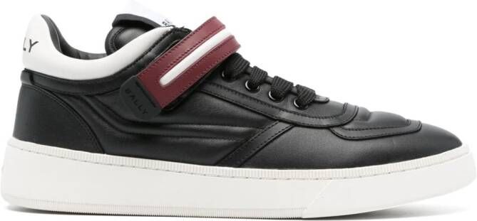 Bally leather touch-strap sneakers Black