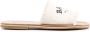 Bally logo-embroidered slide sandals Neutrals - Thumbnail 1