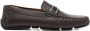 Bally logo-plaque almond toe loafers Brown - Thumbnail 1