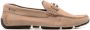 Bally logo-plaque almond toe loafers Brown - Thumbnail 1