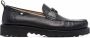 Bally logo-plaque leather loafers Black - Thumbnail 1