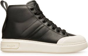 Bally Maren high-top leather sneakers Black