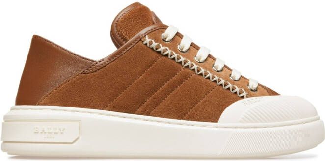 Bally Marily low-top suede sneakers Brown