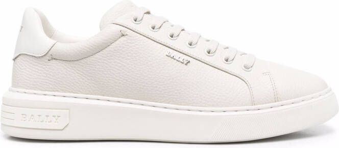 Bally Miky_ pebbled low-top sneakers White