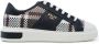 Bally Myller tartan-check leather sneakers Blue - Thumbnail 1