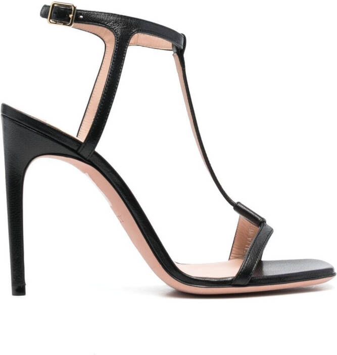 Bally Natalia 105mm leather sandals Black