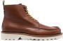Bally Nobilus lace-up fastening boots U808 BROWN - Thumbnail 1
