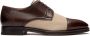 Bally panelled leather derby shoes Brown - Thumbnail 1