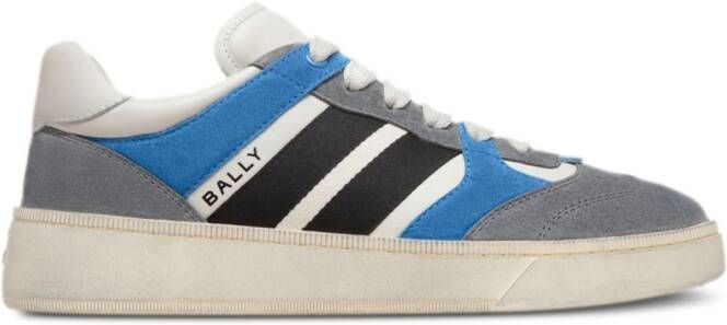 Bally panelled suede sneakers Grey