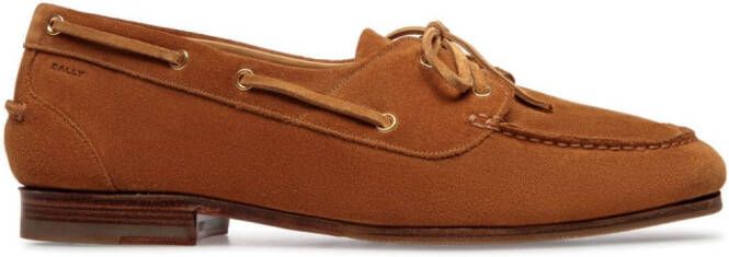 Bally Pathy suede derby shoes Brown