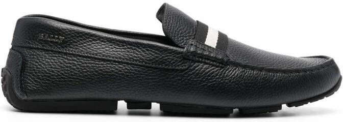 Bally Pearce stripe-detail loafers Black