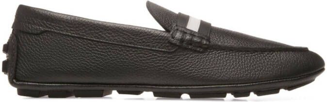 Bally Karlos pebbled leather loafers Black