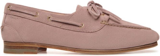 Bally Plume suede loafers Pink