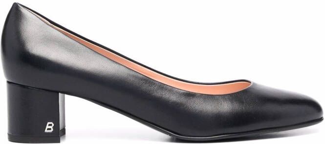 Bally pointed heeled leather pumps Black