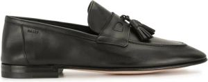 Bally polished-finish fringe-detail loafers Black