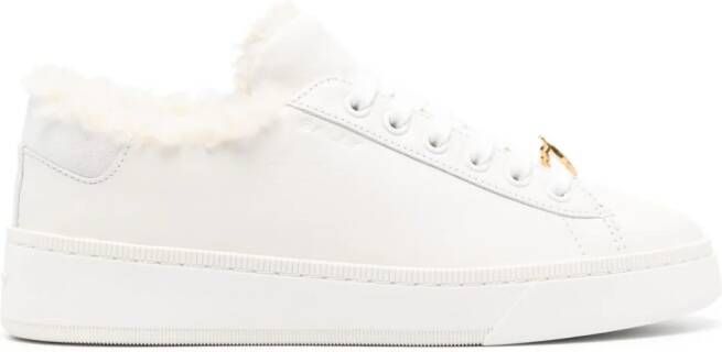 Bally Ryver logo-plaque leather sneakers White