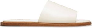 Bally Sabian leather slides White