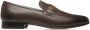 Bally Sadei logo-plaque leather loafers Brown - Thumbnail 1