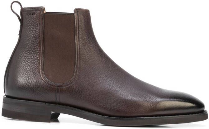 Bally Scavone leather ankle boots Brown