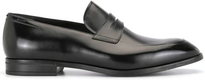 Bally Score leather loafers Black