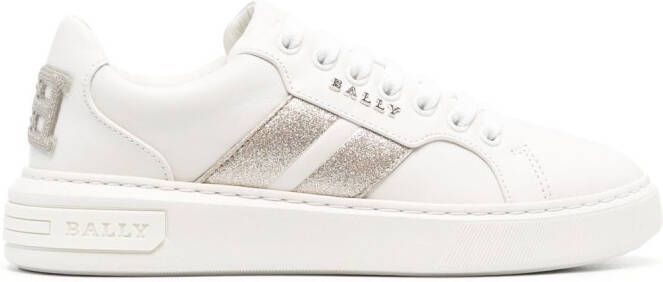 Bally side logo-plaque low-top sneakers White
