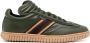 Bally side-stripe leather low-top sneakers Green - Thumbnail 1