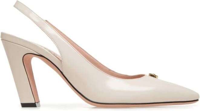 Bally slingback leather pumps Neutrals