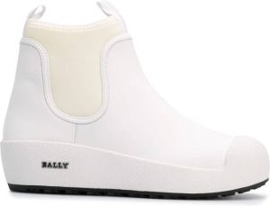 Bally slip-on leather boots White