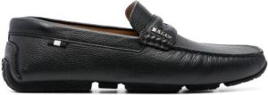 Bally slip-on leather loafers Black