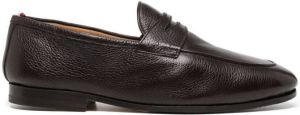 Bally slip-on leather loafers Brown