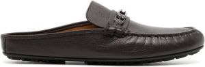 Bally slip on-style leather loafers Black