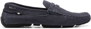 Bally slip-on suede loafers Blue
