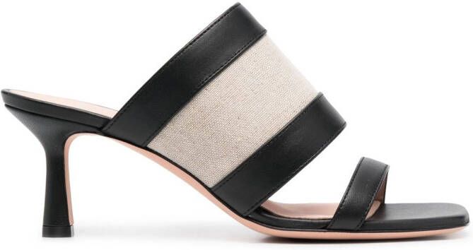 Bally strap-detail leather mules Black