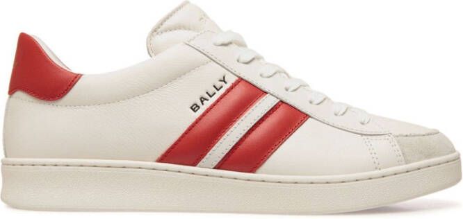 Bally stripe-detail leather sandals White