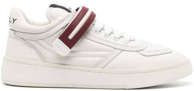 Bally stripe-detail low-top leather sneakers White