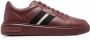 Bally stripe-embellished leather sneakers Red - Thumbnail 1