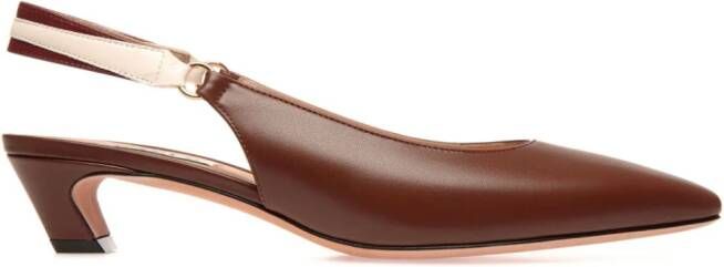 Bally Sylt Nappa leather pumps Brown