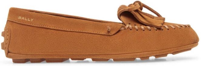 Bally tassel-detail leather loafers Brown