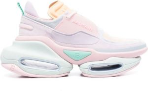 Balmain B-Bold colour-block sneakers Pink