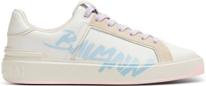 Balmain B-Court low-top sneakers White
