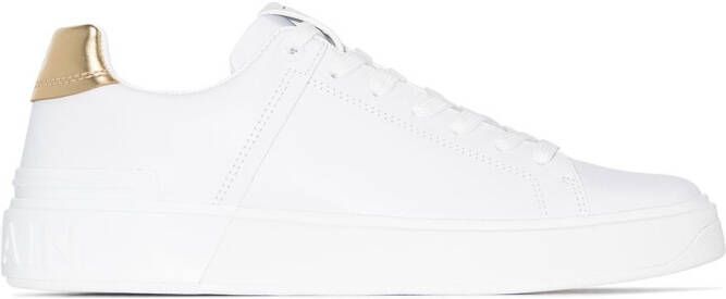 Balmain B-Court low-top sneakers White