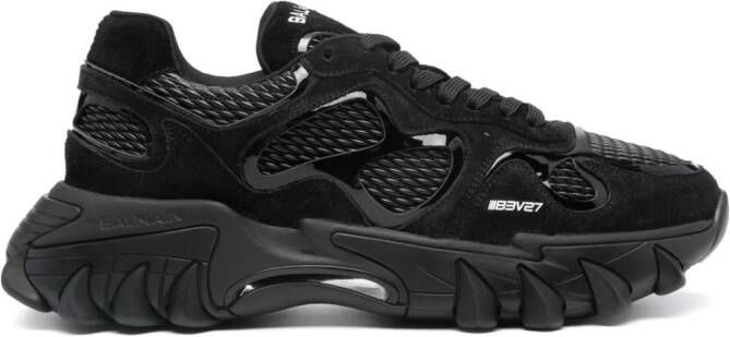 Balmain B-East leather sneakers Black