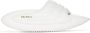 Balmain B-IT quilted leather slides White - Thumbnail 1