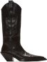Balmain Dan Patchwork 65mm Western boots Black - Thumbnail 1