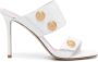 Balmain Eva 100mm leather sandals White - Thumbnail 1